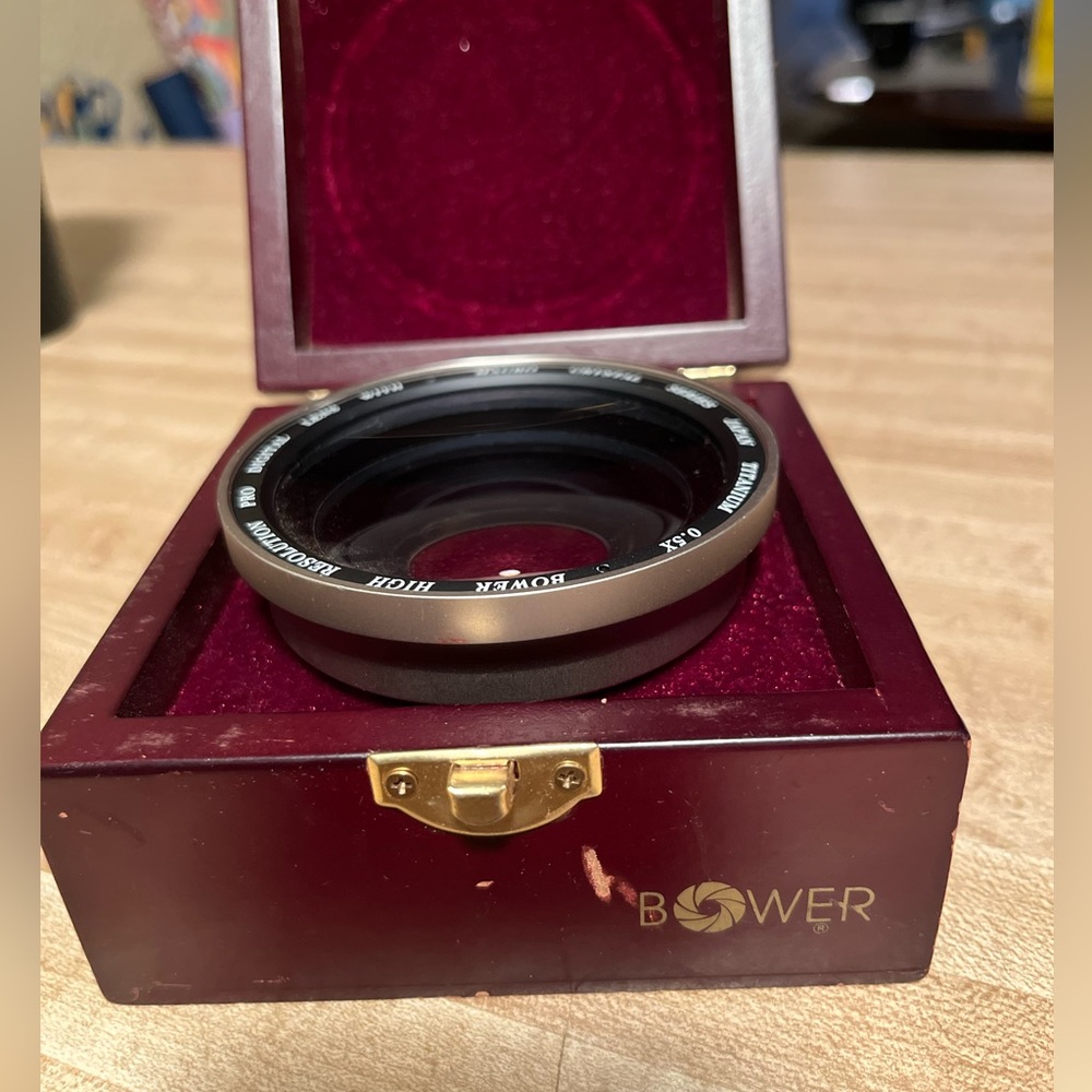 Bower wide angle macro adapter lens 0.5x